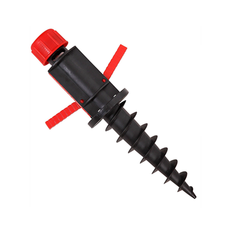 Portable rust-proof pp plastic spiral anchor holder UA1905 para sa mga panlabas na aktibidad