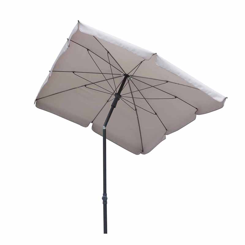 Rectangle Steel Umbrella na may ikiling GP1901