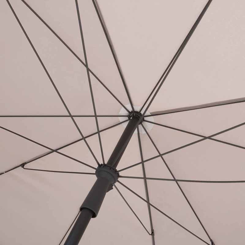 Rectangle Steel Umbrella na may ikiling GP1901