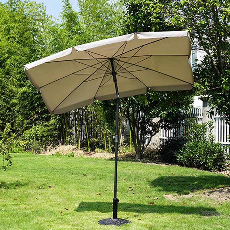 Rectangle Steel Umbrella na may ikiling GP1901