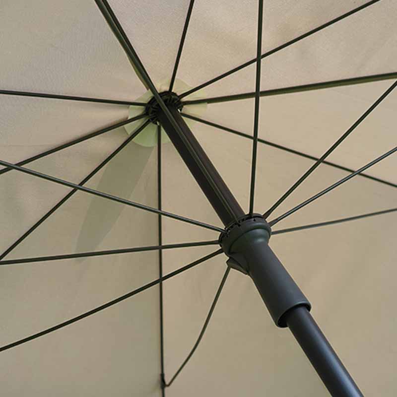 Rectangle Steel Umbrella na may ikiling GP1901