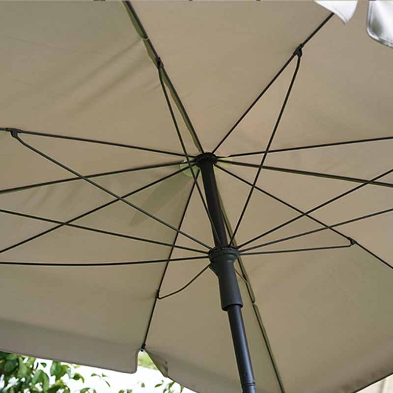 Rectangle Steel Umbrella na may ikiling GP1901