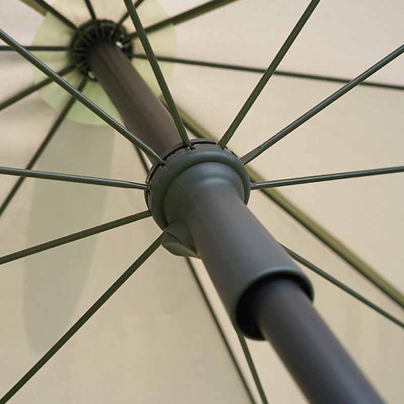 Rectangle Steel Umbrella na may ikiling GP1901