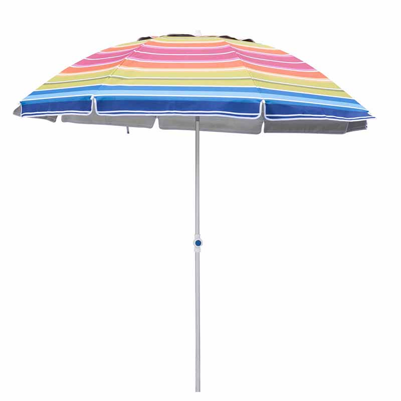 Alu Beach Umbrella na may lumalaban sa hangin BU1921