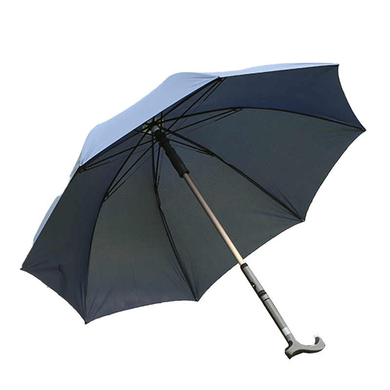 Multifunctional Anti-Skid 8k Steel Smart Crutch Umbrella GB1817