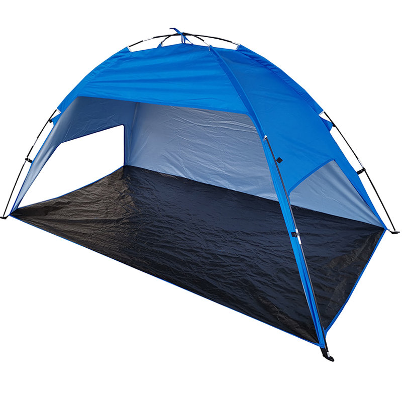 180T Nylon Double Outdoor UV50+ Sunscreen Windproof Beach Hut TN1906-3 kasama ang PE