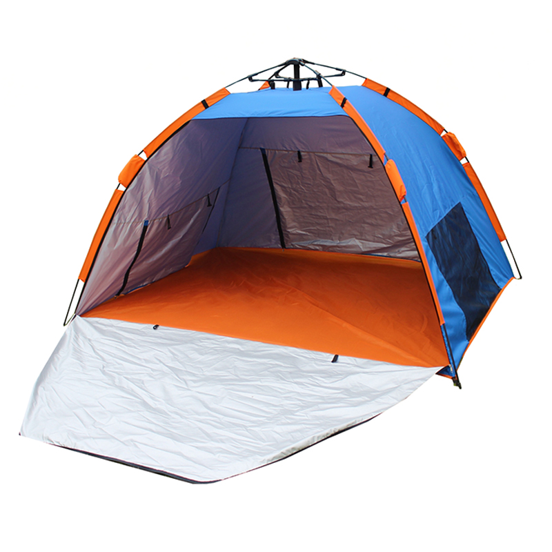 180T Polyester UV50+ Mabilis na Pagbubukas ng Double Waterproof at UV-Proof Beach Camping Tent TN1916