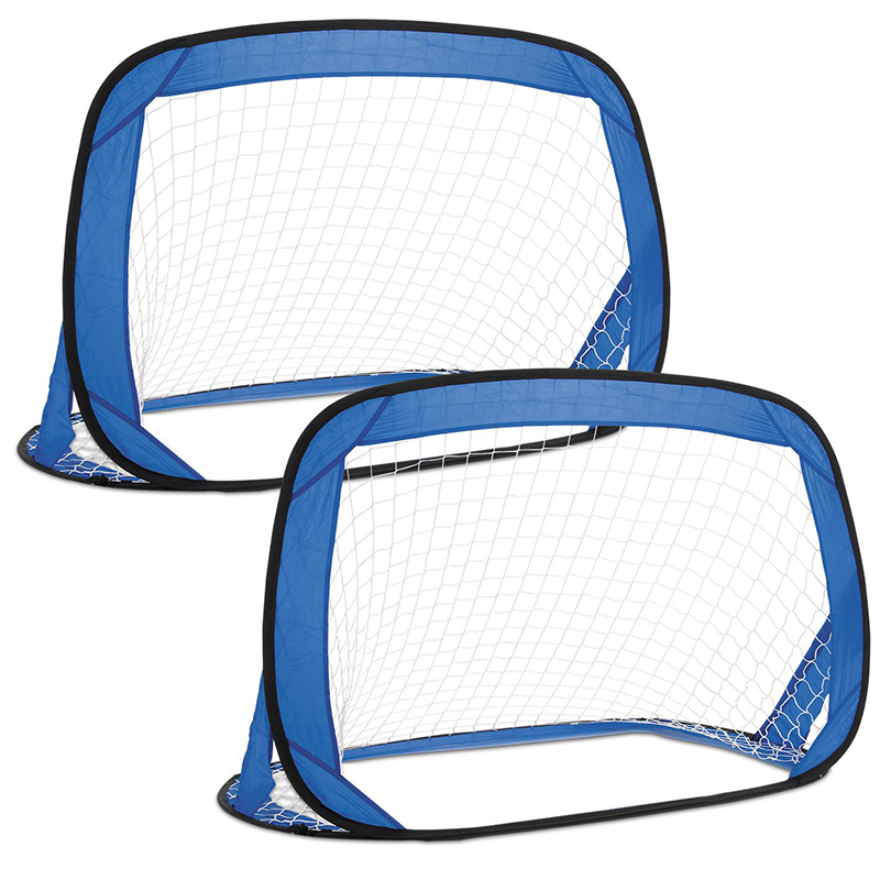 3-Second Portable Pop-Up Oxford Cloth Square Football Goal 2 Pieces/Itakda ang TN1925