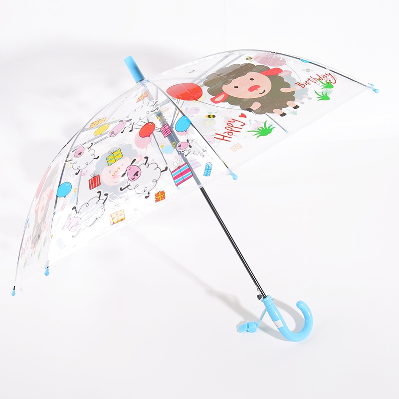 Mga Bata Animal Umbrella sa PVC na may whistle RU1959