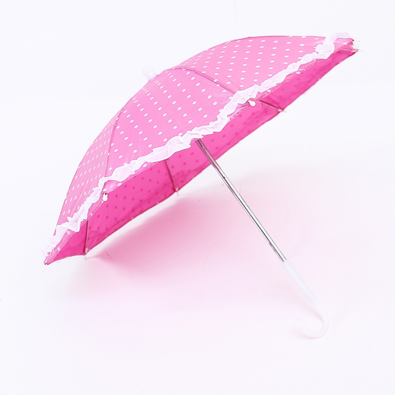 Straight Childs Umbrella na may Lace RU1997