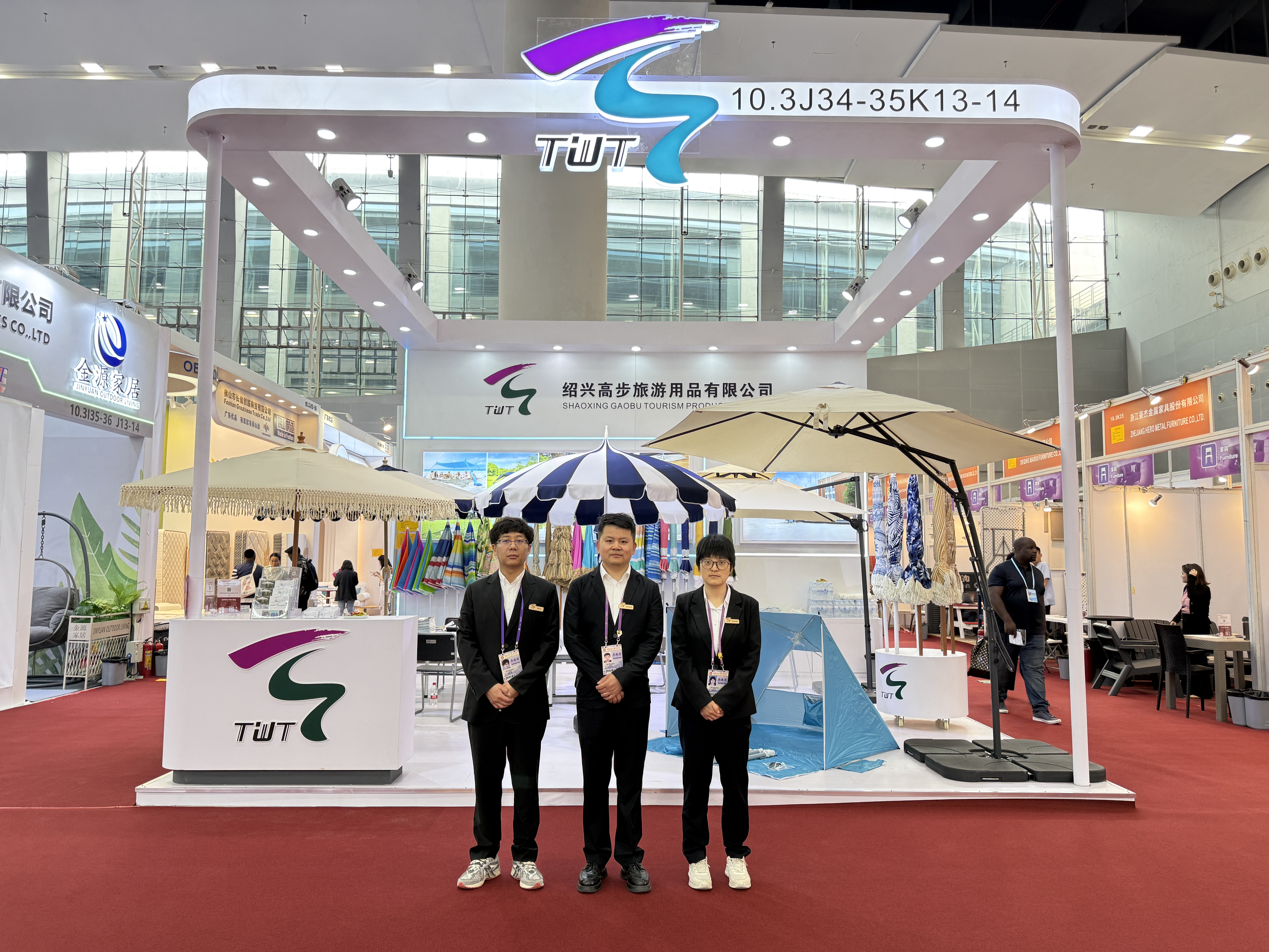 Ang Shaoxing Gaobu Tourism Products Co, Ltd ay lumitaw sa Canton Fair upang ipakita ang mga makabagong panlabas na produkto.